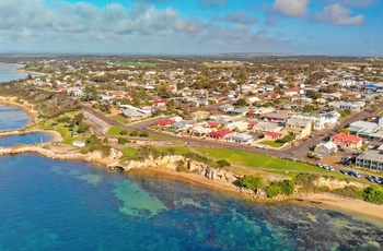 Kystbyen Kingscote på Kangaroo Island - South Australia