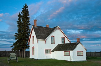 Kommandørens hus i Fort Battleford National Historic Site i Canada - © Parks Canada / Kevin Hogarth