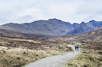 Fairy Pools på Isle of Skye, Skotland 