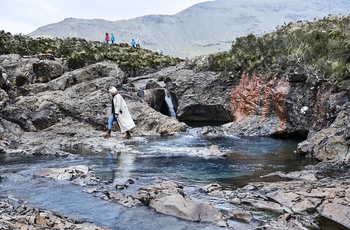 Fairy Pools vandfald på Isle of Skye, Skotland 