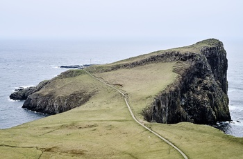 Vejen ud til Neist Point Fyrtårn på Isle of Skye, Skotland - Foto: Per Joe Photography