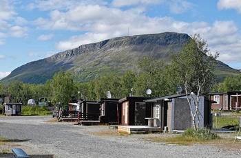 Saana-bjerget set fra en campingplads nær byen Kilipisjärvi i det nordlige Finland