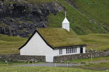 Saksun kirke fra 1858, Færøerne