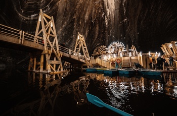 Salina Turda - Sø i Saltminen i Transsylvanien - Rumænien