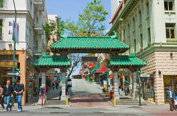 Indgang til Chinatown i San Francisco, USA