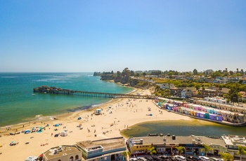 Strand i Santa Cruz - Californien