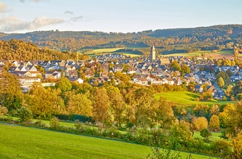 Byen Schmallenberg om efteråret - Midttyskland