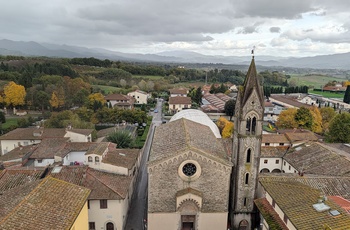 Landsbyen Scarperia i Mugello-området i Toscana - Italien