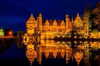 Schloss Hämelschenburg i Weserbergland i Niedersachsen