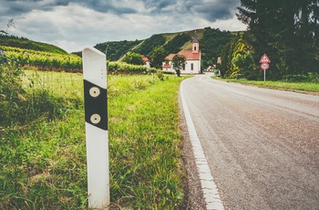 Badische Weinstrasse nær Schwarzwald i det sydlige Tyskland