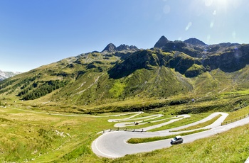 Splügen bjergpas i Schweiz og Italien