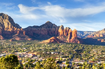 Sedona og orangerøde klipper i Arizona - USA