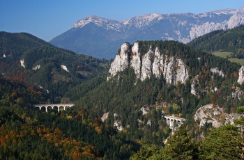 Semmeringbahn gennem bjerglandskab