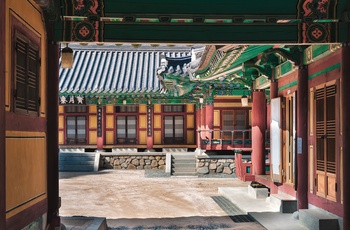 Seokguram Grotto - en del af  Bulguksa tempel kompleks i Gyeongju - Sydkorea