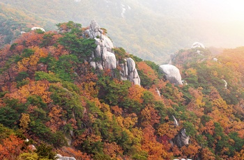 Seoraksen National Park om efteråret - Sydkorea