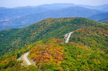 Shenandoah National Park og Skyline Drive i Virginia