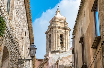 San Giuliano kirken i byen Erice på Sicilien