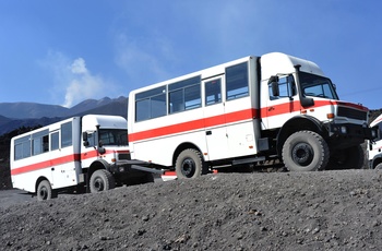 Turbusser på Vulkanen Etna
