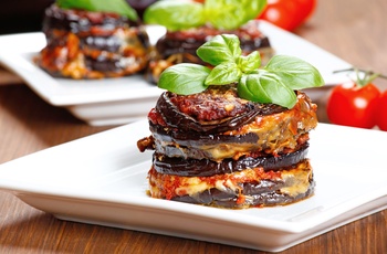 Sicilien - bagt aubergine