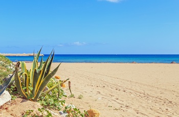 San Vito Lo Capo stranden på Sicilien