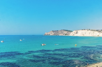 Scala dei Turchi - vild klippekyst og strand på Sicilien