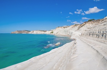 Scala dei Turchi - vild klippekyst og strand på Sicilien