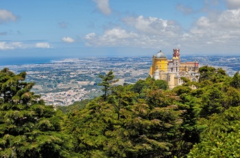 Pena National Palace nær Sintra i Portugal