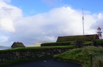 Den historiske fæstning Skansin i Tórshavn, Færøerne