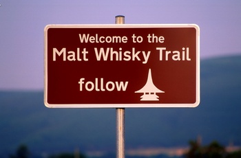 The Malt Whiksy Trail skilt