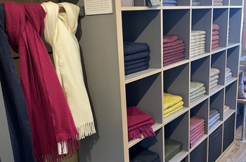 Skotland, Glendale - butikken hos Skye Weavers
