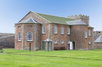 Skotland, Inverness - kapellet på det engelske Fort George