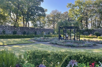 Skotland, Isle of Skye - the walled garden på Dunvegan Castle