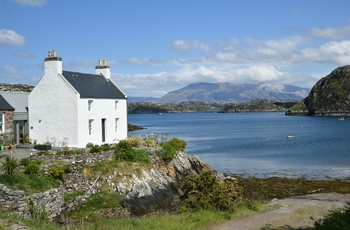Skotland, Northwest Highlands Geopark - Loch Laxford i det nordvestlige hjørne af Geoparken