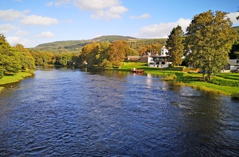 Skotland, Perthshire - byen Kenmore ved Loch Tay