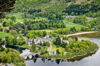Skotland, Perthshire - byen Kenmore ved Loch Tay