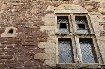 Skotland, Stirlinghamshire, Doune - vinduesparti i Doune Castle