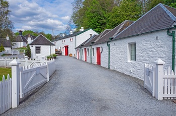 Edradour Distillery i byen Pitlochry - Skotland