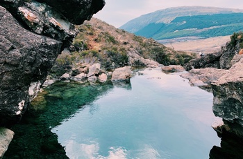 Fairy Pools på Isle of Skye, Skotland 