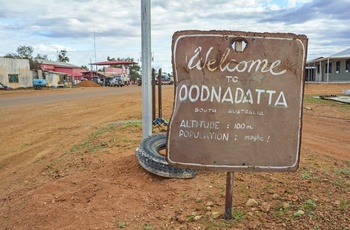 Byen Oodnadatta i South Australia