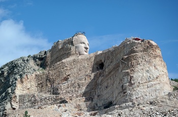 Monumentet Crazy Horse Memorial i South Dakota - USA