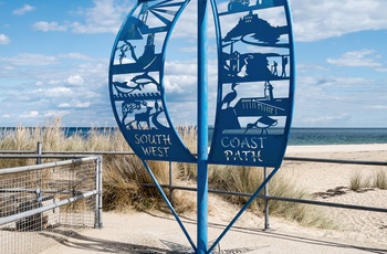 England, Dorset - her begynder South West Coast Path i Poole Harbour