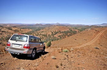 4-hjulstrækker i Flinders Ranges Nationalpark, South Australia