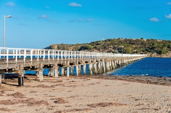 Gangbro til Granite Island, South Australia
