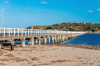 Gangbro til Granite Island, South Australia