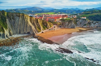 Den lille by Zumaia - Baskerlandet i Spanien