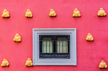 Detalje fra Dali museum i Figueres, Costa Brava i Spanien