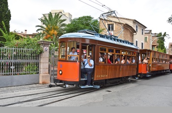 Toget i Soller på Mallorca, Spanien