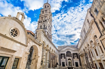 Diocletians Palads i Split, Dalmatien i Kroatien