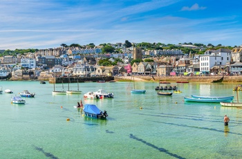 Kystbyen St. Ives i Cornwall - England