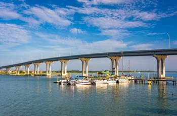 Mary Usina Bridge nær St. Augustine, Florida